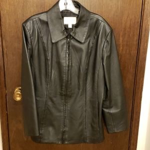 Black Leather Coat